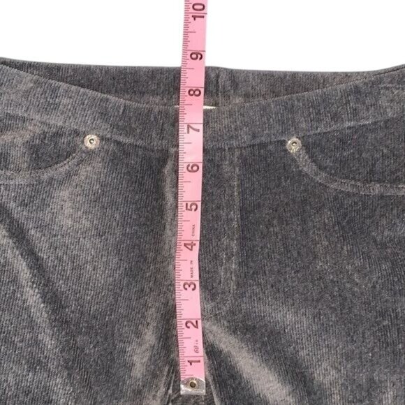 Michael Kors Womens Grey Corduroy Pull-On Jeggings Size P - Picture 11 of 12